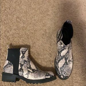 Snakeskin Chelsea Boot